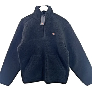 Dickies Mount Hope Quarter Zip Fleece Jacket, Size S, Black, RRP £90 - Picture 1 of 14