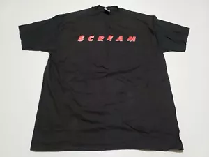 Vtg Original SCREAM 90's Movie Promo T-Shirt HANES BEEFY Large NWT Made in USA - Picture 1 of 5