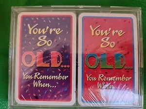 "Your So Old......Your Remember When" Card GAME New Decks Are Sealed  - Picture 1 of 3