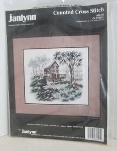 JANLYNN - OLD MILL - COUNTED CROSS STITCH KIT - 80-95  - Picture 1 of 2
