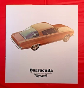 1965 Plymouth "BARRACUDA" - Original  Car Dealer Sales Brochure / Catalog - Picture 1 of 5