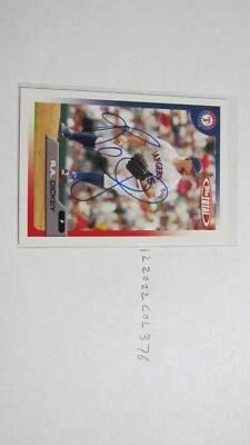 2005 Topps Total R.A. Dickey signed Baseball Card - Изображение 1 из 3