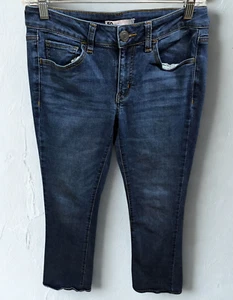 SO Goods For Life Jeans Womens 7 Bootcut Blue Mid Rise Dark Wash Denim Classic - Picture 1 of 12