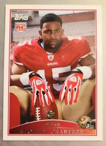 2009 Topps Michael Crabtree #420 NM Rookie Card RC SP Variation No Helmet 09 - Picture 1 of 7