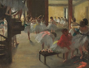 Edgar Degas: "The Dance Class" (c.1873) — Giclée Fine Art Print - Bild 1 von 7