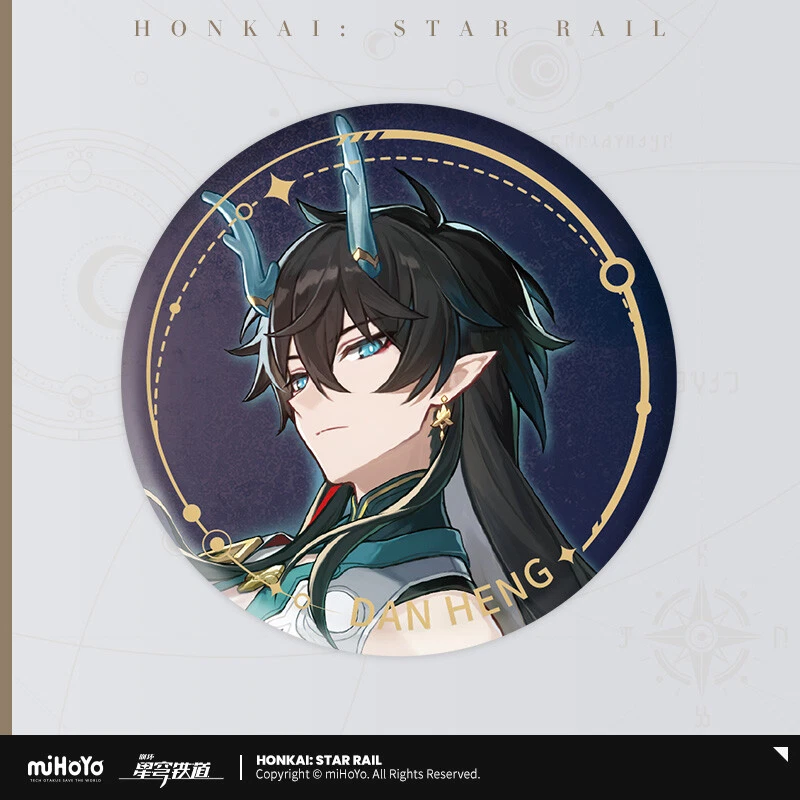 miHoYo Honkai: Star Rail Dan Heng Imbibitor Lunae Badge Emblem Tinplate Original - Image 1 of 1