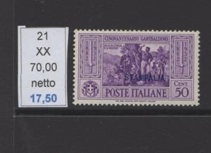 Garibaldi C 50 Nuevos Goma Integra MNH Stampalia - Picture 1 of 1