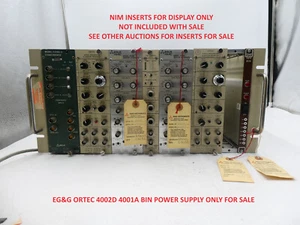 ๐ NICE! Ortec EG&G 4001A NIM BIN 4002D Crate Chassis Power Supply 160W - Picture 1 of 13