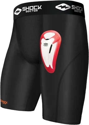 Compression Shorts with Protective Bio-Flex Cup, Moisture Wicking Vented Protect - image 1 of 4