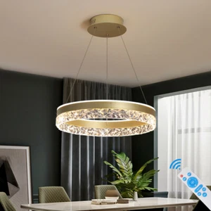 LED Dimmable Lamp Kitchen Ceiling Lights Gold Chandeliers Shop Pendant Lights - Picture 1 of 8