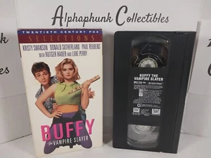 Buffy the Vampire Slayer (VHS, 1992) Kristy Swanson Luke Perry 20th Fox Untested - Picture 1 of 8
