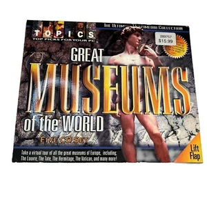Great Museums Of The World, 1999 Big Box PC, CounterTop Software CD Win95 - Picture 1 of 8
