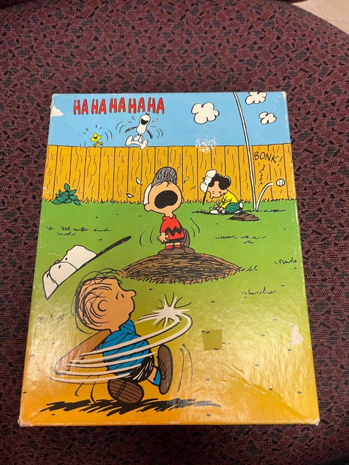 Rompecabezas Snoopy Peanuts Gang 63 piezas vintage #4718 béisbol dorado Foto 1 de 3