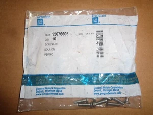 GM 15676605 1989-2004 CHEVY TRACKER PONTIAC SUNRUNNER INTERIOR TORX SCREWS NEW - Picture 1 of 3