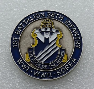 1st Battalion 38th Infantry Challenge Coin - Picture 1 of 2