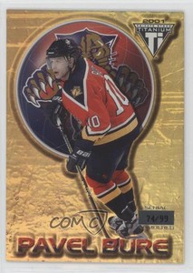2000-01 Pacific Private Stock Titanium Gold /99 Pavel Bure #39 HOF