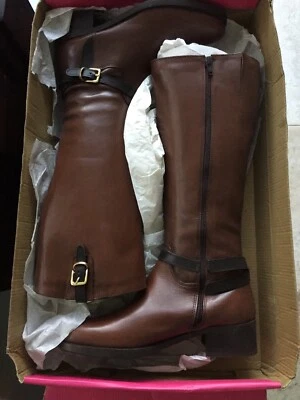 Botas de Cuero Catherine Malandrino Mila Talla 39 Marrón Foto 1 de 4