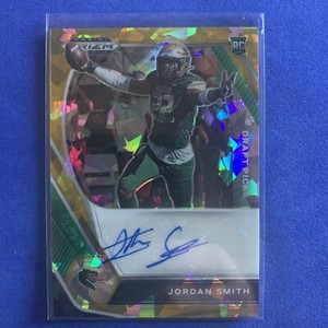 Jordan Smith 2021 Panini Gold Ice Prizm Rookie Autograph Jacksonville Jaguars 