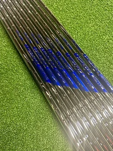 9 x Ns Pro Zelos 8 S Flex .355 Golf Shaft 5-PW + 3 Extra Wedge - Picture 1 of 6