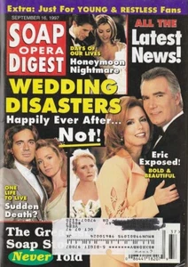 Soap Opera Digest Sept 16, 1997 TRACEY BREGMAN-JOHN MCCOOK-MICHAEL NADER ARREST - Bild 1 von 3