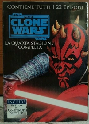 STAR WARS THE CLONE WARS - QUARTA STAGIONE - COFANETTO 5 DVD  - Immagine 1 di 4