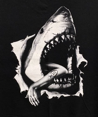 Camiseta XL ROOK "Gran Tiburón Blanco" Camiseta Foto 1 de 3