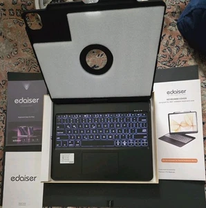 Edaiser Swivel Keyboard Case for Apple iPad Pro 12.9 inch 6th Generation 5th 4th - Picture 1 of 6