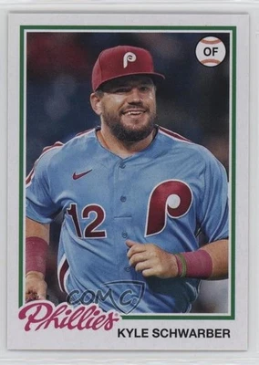 2022 Topps Archives 1978 Topps Design Kyle Schwarber #141 - Image 1 of 2