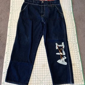 Platinum Fubu Muhammad Ali Jeans 42/34 - Picture 1 of 13
