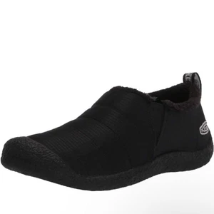 Zapatos sin cordones Keen Howser II negros acolchados de nailon forrados de vellón para mujer talla 7,5 - Imagen 1 de 15