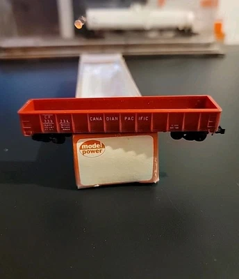 N Scale Vintage Model Power 7062 Canadian Pacific CP Red Gondola #339234 NOS - Image 1 of 4