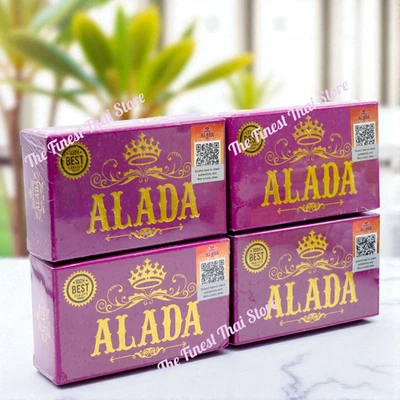Alada Whitening Soap Natural Extract Face & Body Naturally Brightening 160g x 4 - Image 1 of 4