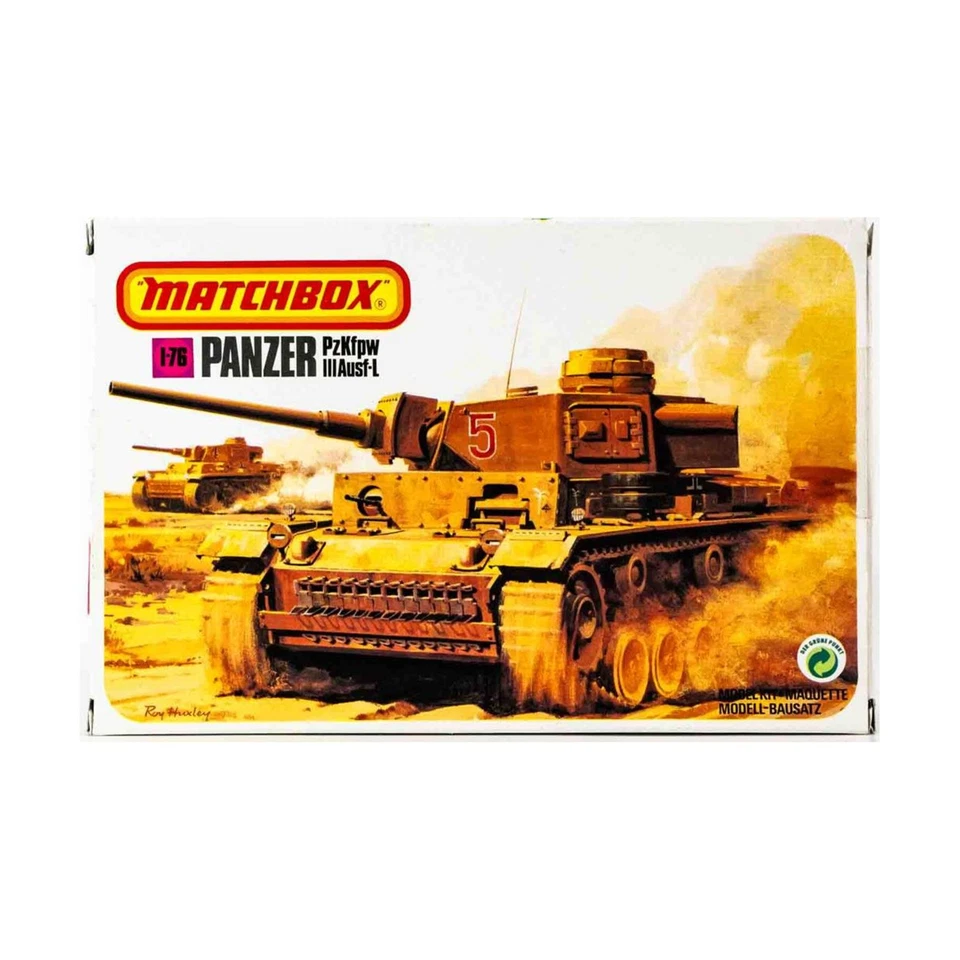 Matchbox Military Models 1/76 Panzer PzKfpw III Ausf L SW (NM/New) - Image 1 of 2