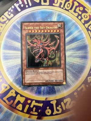Slifer the Sky Dragon YGLD-ENG01 Name Shift Misprint  - Image 1 of 3