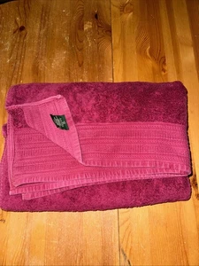 Ralph Lauren Bath Beach Towel Sheet 66" x 34" Large / Burgundy Maroon Red - Picture 1 of 2