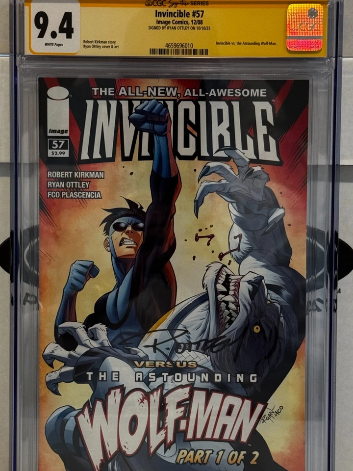 INVINCIBLE #57 SIGNED BY RYAN OTTLEY - Image 1 of 1