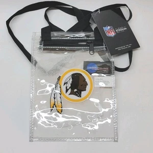 Washington Redskins Clear Pouch NFL Football Neck Passport Travel Security TSA - Bild 1 von 7