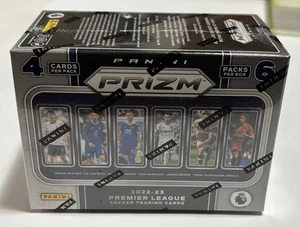 2022/23 Panini Prizm Premier League EPL Calcio Confezione 6 Blaster Box (Mosaico Rosa) - Foto 1 di 1