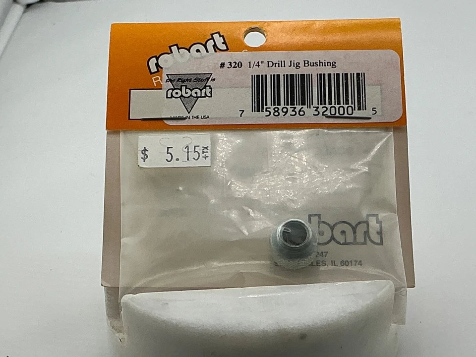 New Robart #320 1/4” Drill Jig Bushing - Image 1 of 1