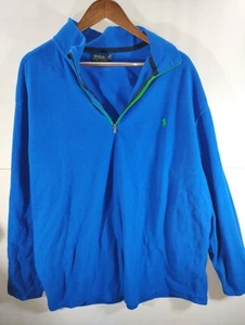 POLO RALPH LAUREN Performance Half-Zip Fleece Pullover Men's 2XLT tall And Long - Picture 1 of 11