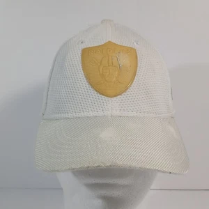 New Era 39THIRTY NFL Raiders Youth Stretch Fit Cap White Gold Shield Logo Mütze - Bild 1 von 17