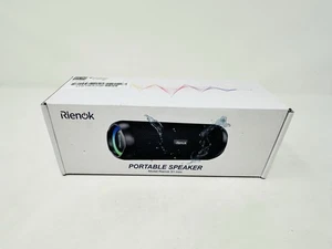 RIENOK Tragbarer Wasserdichter Bluetooth Lautsprecher S1 Mini Schwarz - NEU - Bild 1 von 4