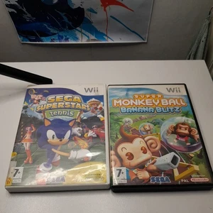 Sega Superstars Tennis and Super monkey ball banana blitz PAL - Picture 1 of 8