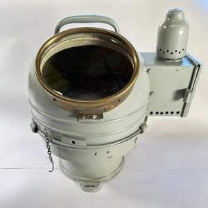 Royal Navy Binnacle Compass, Original Maritime Blue Paint, 20th Century Antique - Picture 1 of 13