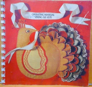 Viking SLE 6570 Sewing Machine Operating Manuel 1979 Coil Bound Husqvarna Sweden - Picture 1 of 16