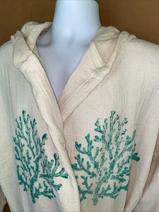 Turkish Cotton Bathrobe, SPA robe, Kimono Beach Fe&Ze Traditional Hooded #mbc - Picture 1 of 22