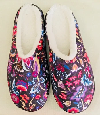 Vera Bradley ~ Zapatillas para mujer ~ "Foxwood" ~ Forro polar ~ Talla M 7/8 ~ Nuevas Foto 1 de 4