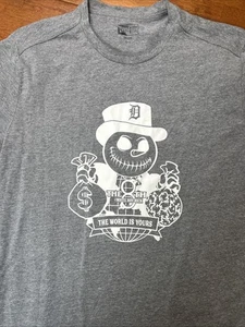 Time Is Money The 8th White Boy Rick T Shirt Uomo Taglia Large Grigio Detroit Tiger - Foto 1 di 14