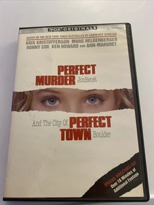 Perfect Murder, Perfect Town (DVD, 2003, Special Director's Cut) Rare OOP - Picture 1 of 3