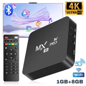 Caja Con Android Para Pantalla Televisor TV Box Instalar Juegos Y Aplicaiones TV - Picture 1 of 19